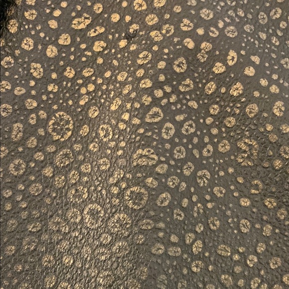 VINTAGE 70s 80s  Yves St. Laurent Rive Gauche leather wool cardigan sweater VGUC - Picture 5 of 6